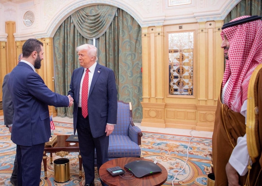 Donald Trump and Syrian president meeting