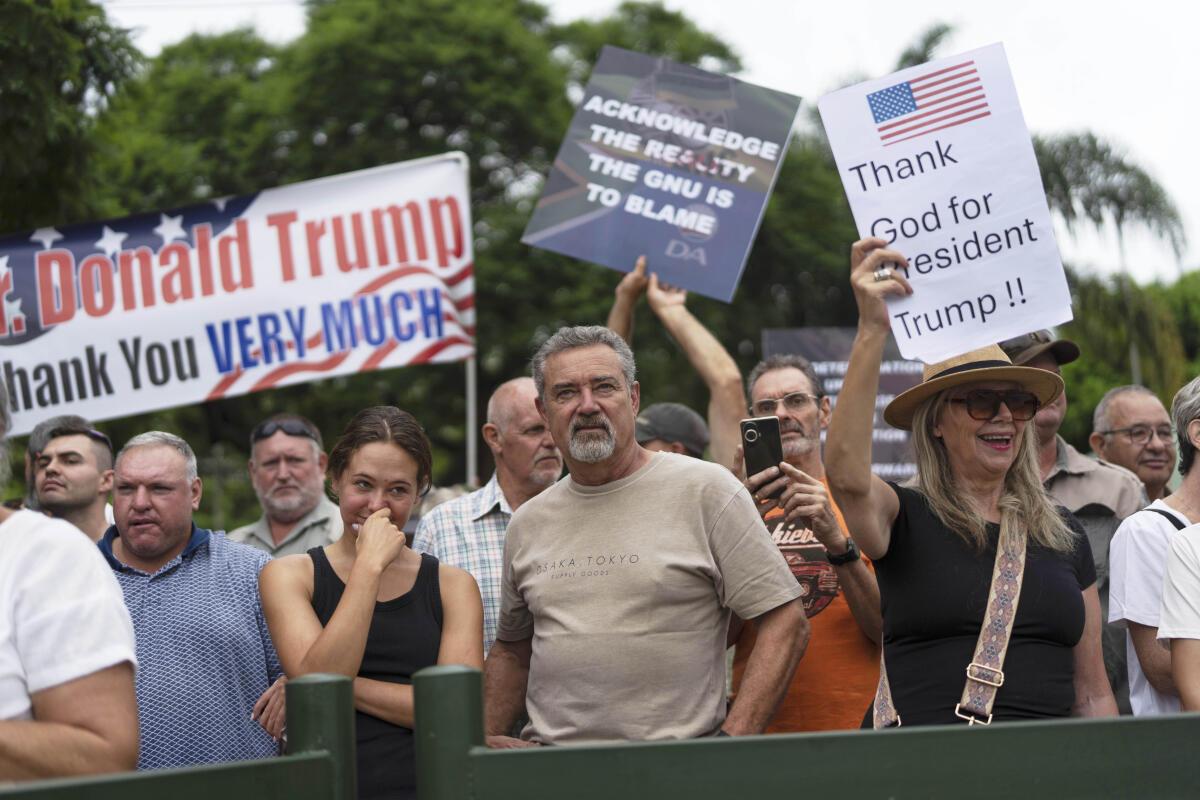 The new U.S refugee policy for minority South Africans