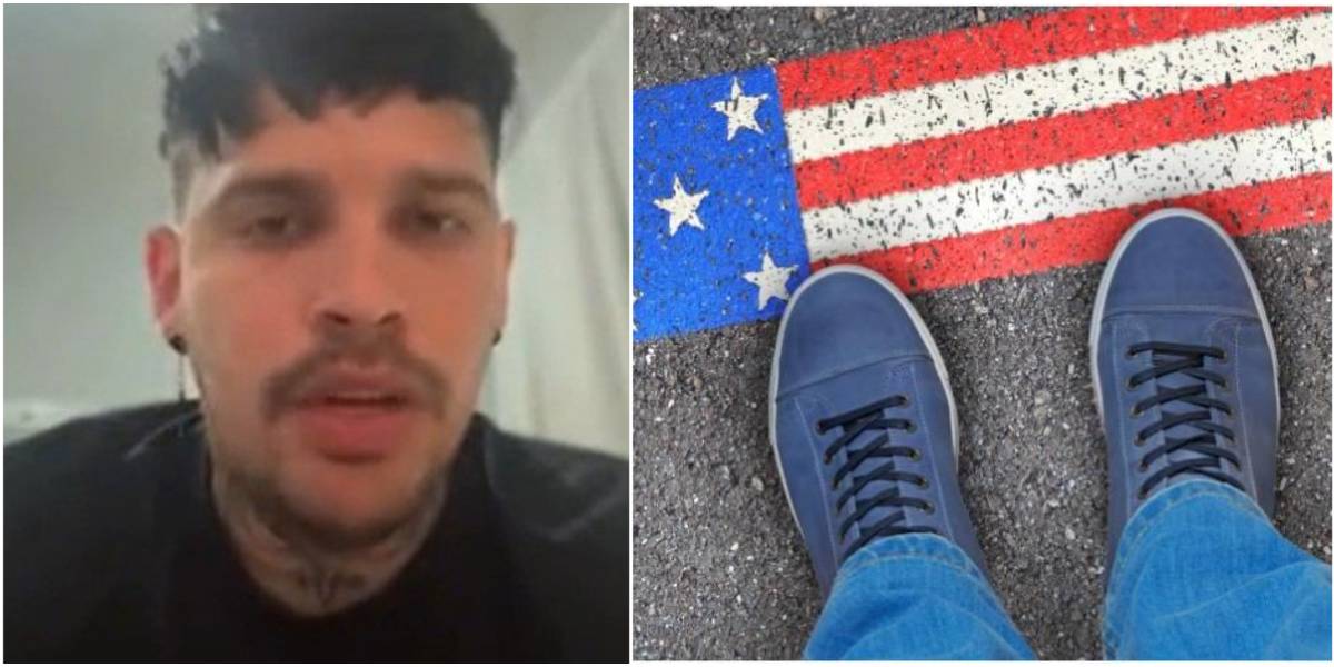 A young Cuban man is separated from his children and wife ...