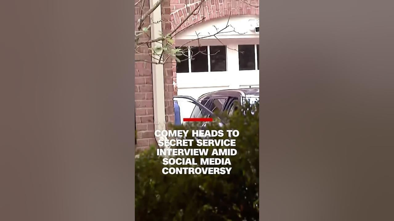 Comey heads to Secret Service interview amid social media controversy