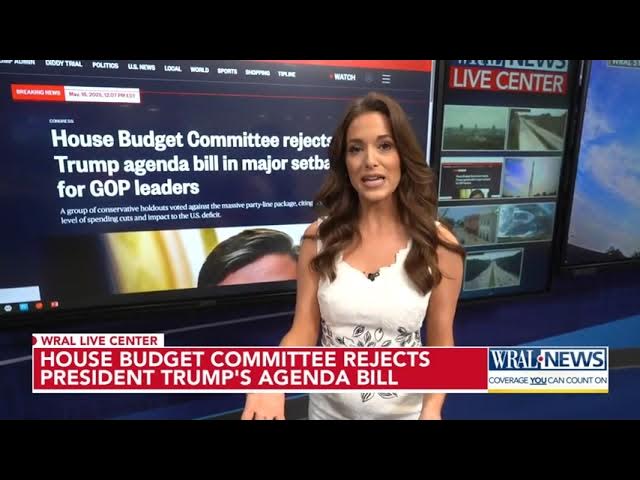 Conservatives block Trump's big tax breaks and spending cuts bill