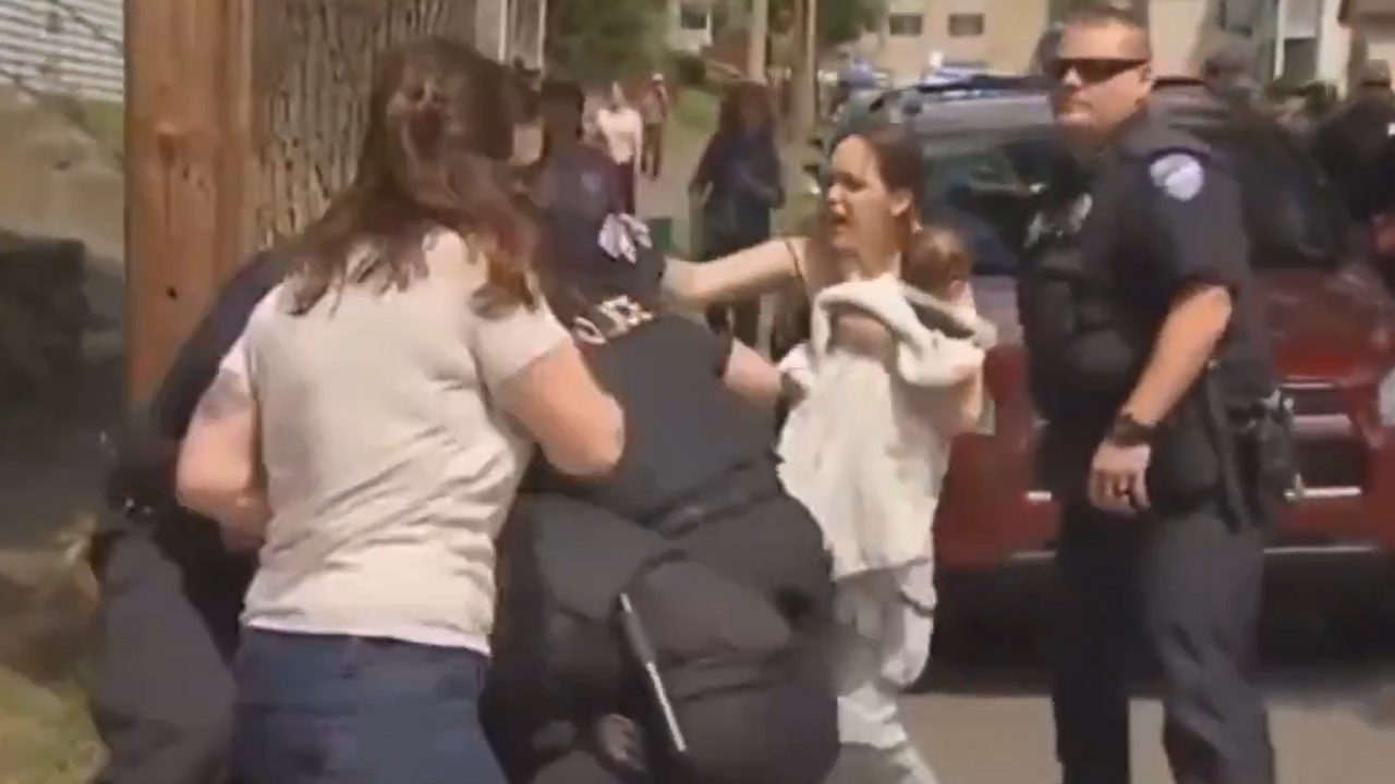 Watch: ICE agents drag mother away from baby during violent ...