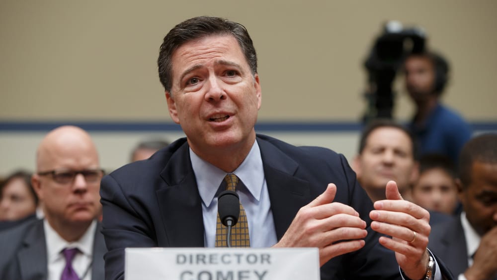 Trump discusses Comey post