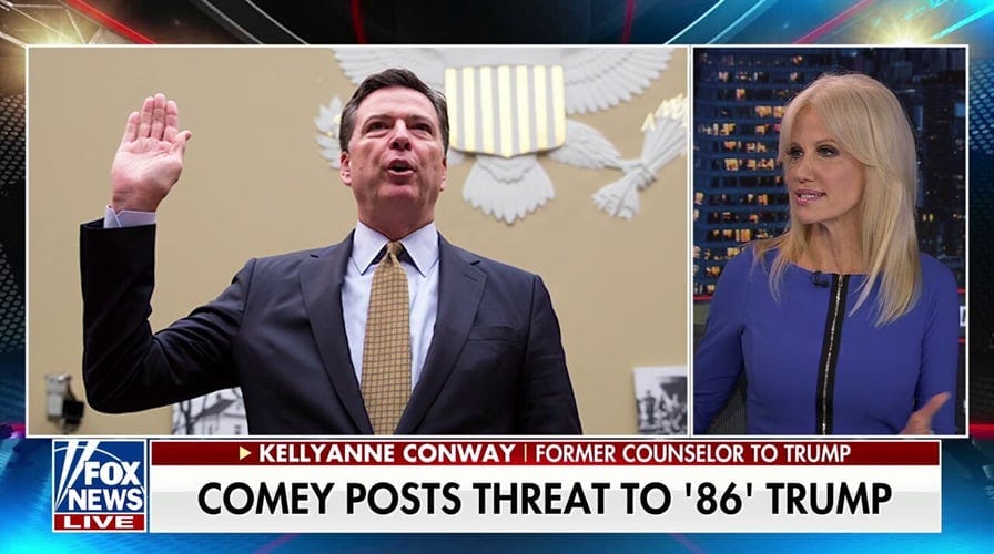 James Comey accused of posting 'hit' against Trump