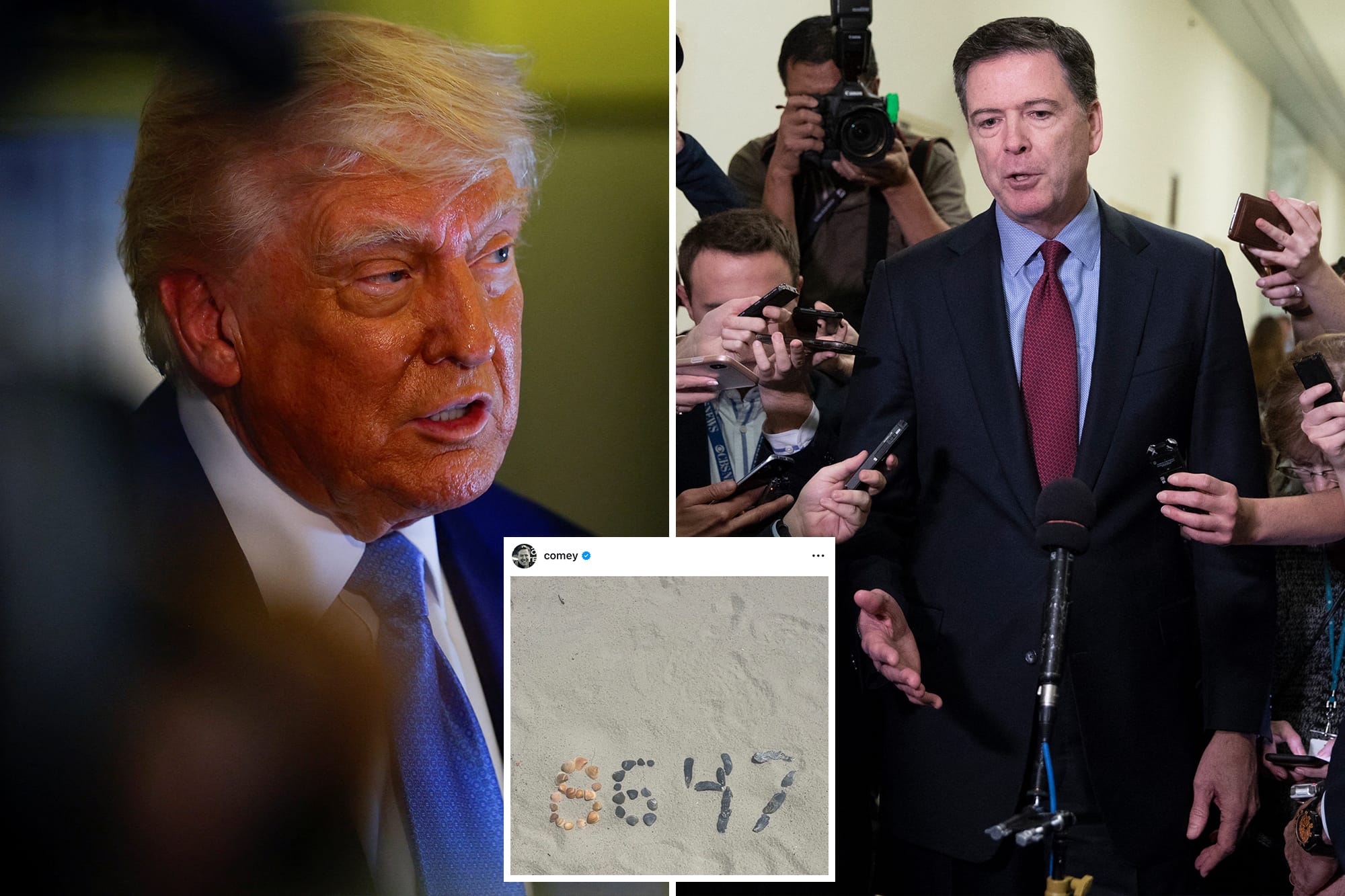 Trump comments on Comey's post meaning