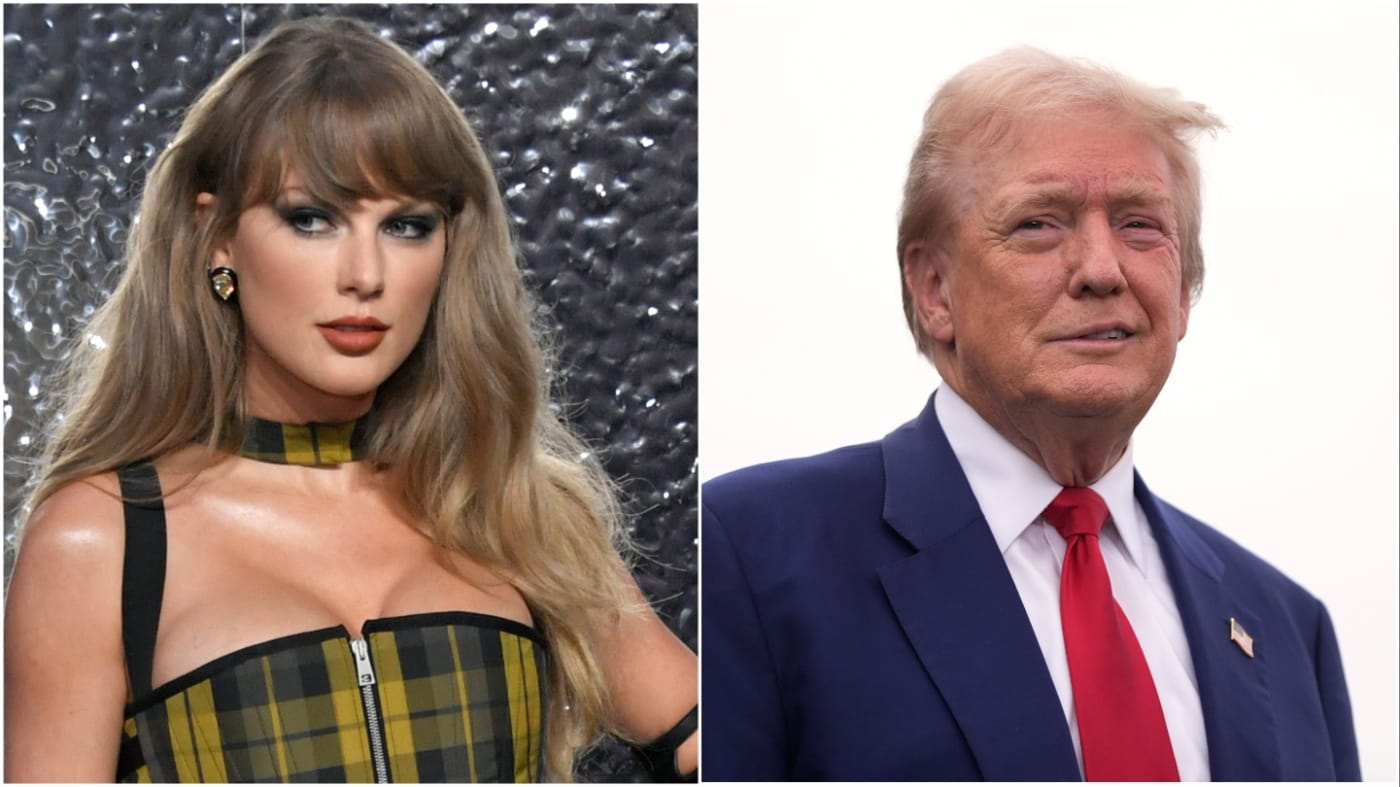 Donald Trump posts about Taylor Swift