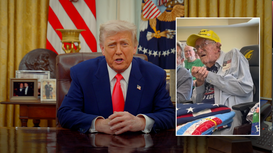 Trump surprises 104-year-old WWII veteran with birthday message