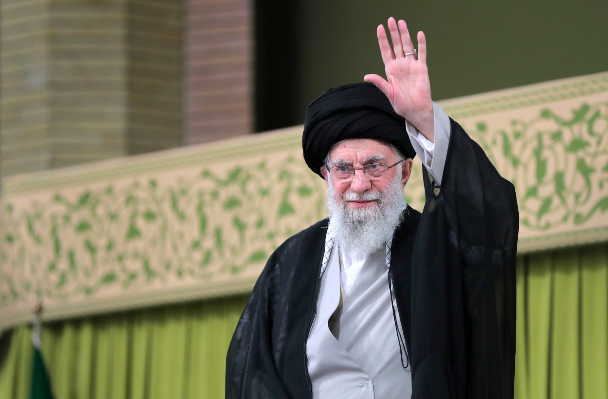 Ayatollah Ali Khamenei speaking