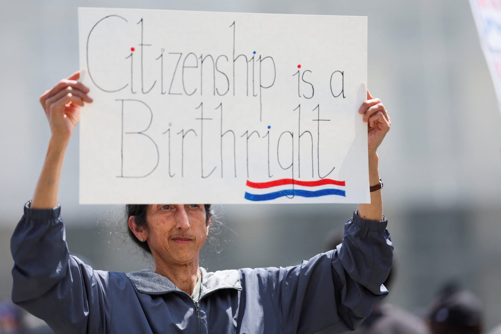 Trump administration officials discussing birthright citizenship order