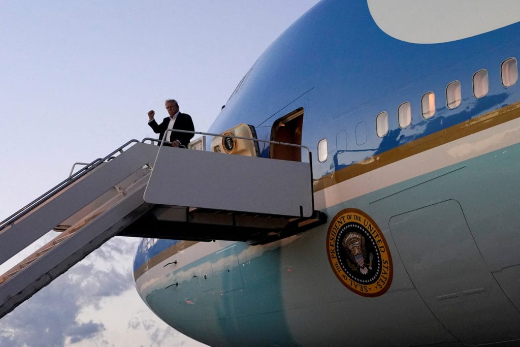 Security features of presidential aircraft