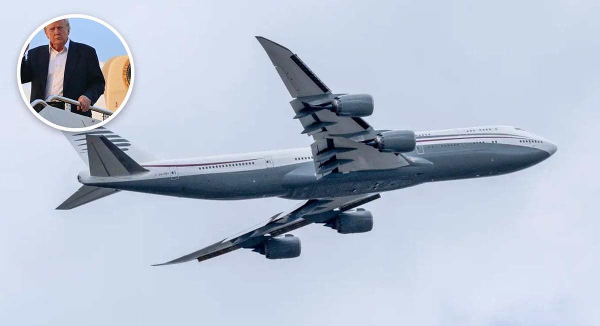 Trump demands America accept unwanted Qatari jumbo jet that experts say would require nuclear blast protection and missile defenses
